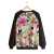 Floral 03 Sweatshirt For Women - Black