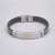 Customized Name Classic Silver & Black Bracelet For Men