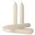 White Store Wax Candles 7.5 inch - Pack of 6