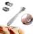 Stainless Steel Handle 2 Blades Foot Pedicure Razor Tool - 1 Piece