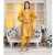 Bint al Bilaad Khadi Viscose Stylish Embroidered Suit For Women - Yellow - Pack of 2 PCS Bint al Bilaad Khadi Viscose Stylish Embroidered Suit For Women - Yellow - Pack of 2 PCS