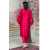 Bint al Bilaad Khadi Viscose Embroidered Suit For Women - Red - Pack of 2 PCS Bint al Bilaad Khadi Viscose Embroidered Suit For Women - Red - Pack of 2 PCS