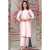 Bint al Bilaad Khadi Viscose Embroidered Suit For Women - Light Pink - Pack of 2 PCS Bint al Bilaad Khadi Viscose Embroidered Suit For Women - Light Pink - Pack of 2 PCS