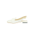 Comfortable Trendy Pointed Toe Flat Sandals For Women - White - 1 Pair
