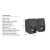 Kisonli Multimedia USB Bluetooth Loud Speaker - Black L-1020
