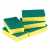 Set Of 3 - Faced Sponge Scouring Pads Dish Washing Scrub
