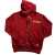 AS Roma Jersey Fabric Kids Hood - Mehroon