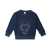 Jersey Fabric L'Oeil Sweatshirt - Dark Blue Jersey Fabric L'Oeil Sweatshirt - Dark Blue