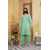 Jacquard Stitched Luxury Formal 2 PCS Suit For Women - Green