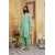 Jacquard Stitched Luxury Formal 2 PCS Suit For Women - GreenJacquard Stitched Luxury Formal 2 PCS Suit For Women - Green