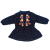 WEWO Printed Frock For Girls - Black WEWO Printed Frock For Girls - Black