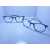 Trendy Korean Design Oval Shape Flexible Frame Glasses