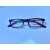 Flexible Side Plastic Frame Eye Wear Glasses - Black