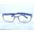 Korean Design Square Shape Metal Frame Glasses - Grey
