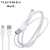 Pure Cobber Wire Fast Charging Android Data Cable - White