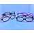 King Eye Wear Plastic Frame Double Color Glasses For Kids