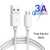 Pure Cobber Wire Fast Charging Android Data Cable - White