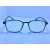 T.R Frame Unbreakable Plastic Korean Eye Wear Glasses - Black