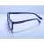 Korean Design Square Shape Plastic Frame Glasses - Black