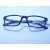Korean Design Square Shape Plastic Frame Glasses - Black