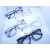 Korean Design Square Shape Flexible Frame Glasses