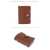 24 Bits Card Holder Pu Leather Wallet - Brown