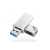DM 16GB USB Metal Flash Drive 3.0 Speed - PD068 - Silver