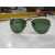 Metal Gold Frame With Green Lens Sunglasses for Men