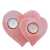 Heart Shape Pink Salt Candle