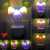 2Pcs Automatic Sensor Light Night Color Changing Romantic Flower
