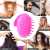 Hair Wash Massage Brush Silicone Head Anti Dandruff Shampoo Haircare Massager Comb