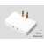 3 In 1 Extension Power Adapter Rotatable Plug Socket Converter 2500W