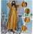 Frill Lace V-Neckline Khadi Viscose Fabric Flower Sleeves Stylish Jalabiya Dress Frill Lace V-Neckline Khadi Viscose Fabric Flower Sleeves Stylish Jalabiya Dress