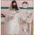 Exquisite 3-Piece Set with Embroidery and Lace Viscose Trouser Exquisite 3-Piece Set with Embroidery and Lace Viscose Trouser