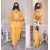 Plated Tulip Design Boat Neckline Jacquard Full Sleeves 2-Piece Dress Plated Tulip Design Boat Neckline Jacquard Full Sleeves 2-Piece Dress