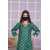Embroidered V-Neckline Jacquard Full Sleeves 2-Piece Dress Embroidered V-Neckline Jacquard Full Sleeves 2-Piece Dress