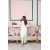 Embroidered Round Neckline with V-cut Jacquard Long Sleeves 2-Piece Dress Embroidered Round Neckline with V-cut Jacquard Long Sleeves 2-Piece Dress