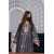 Embroidered Boat Neckline Khadi Viscose Fabric Long Sleeves Stylish Jalabiya Dress Embroidered Boat Neckline Khadi Viscose Fabric Long Sleeves Stylish Jalabiya Dress