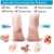 Pain Relief Silicone Gel Heel Pad for Women - 1 Pair