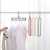 Pack of 5 - Multi port 360 Rotation Plastic Storage Clothes Hanger