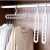 Pack of 5 - Multi port 360 Rotation Plastic Storage Clothes Hanger