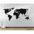 Chalkboard World Map Wall Sticker with 2 chalks