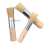 3 Pcs Keep Smiling Wooden Stencil Brushes for Art