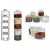 Spice Tower Pack Of 6 Self Stacking - Spice Storage Racks