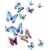 Pack of 12- 3D PVC Butterfly Wall Stickers Decoration