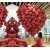 Pack of 100 Shining Red Romantic Wedding Room Balloons Set