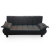 Black Sofa Cum bed fabric imported Black Jute length 6 ft and height 18 inches from ground