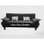 Black Sofa Cum bed fabric imported Black Jute length 6 ft and height 18 inches from ground