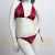 Bin Umer 2 PCS Western Style Honeymoon Panty & Bra Lingerie Set - Maroon