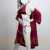 Bin Umer 3 PCS Western Bridal Honeymoon Nighty set For Women - Maroon